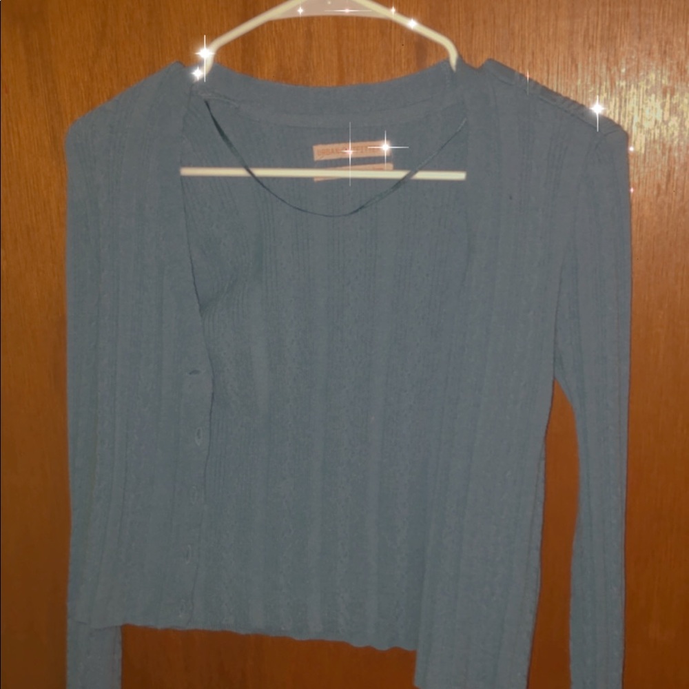 urban outfitters ribbed cardigan